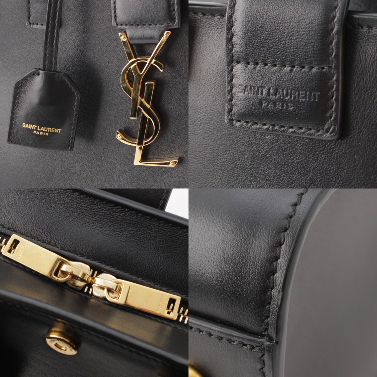 楽天市場】【サンローラン】SAINT LAURENT ベイビーカバス レザー 2way