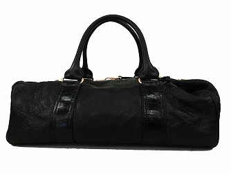楽天市場】BALENCIAGA Black ホイッスル ミニボストンバッグ 170934