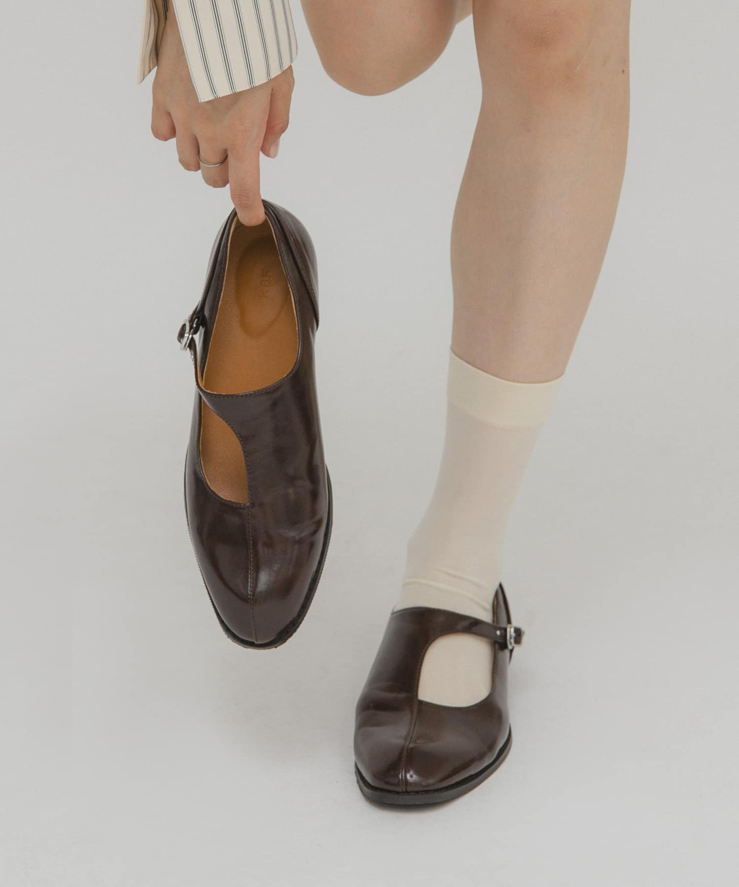 KBF｜アシンメトリーメリージェーンローファー | Rakuten Fashion(楽天