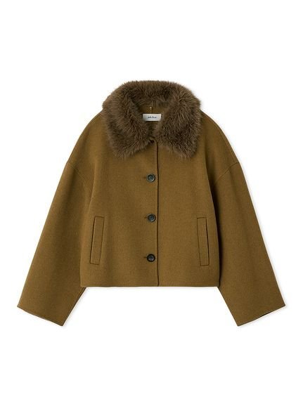 Mila Owen｜2wayファーカラーリバーショートコート | Rakuten Fashion