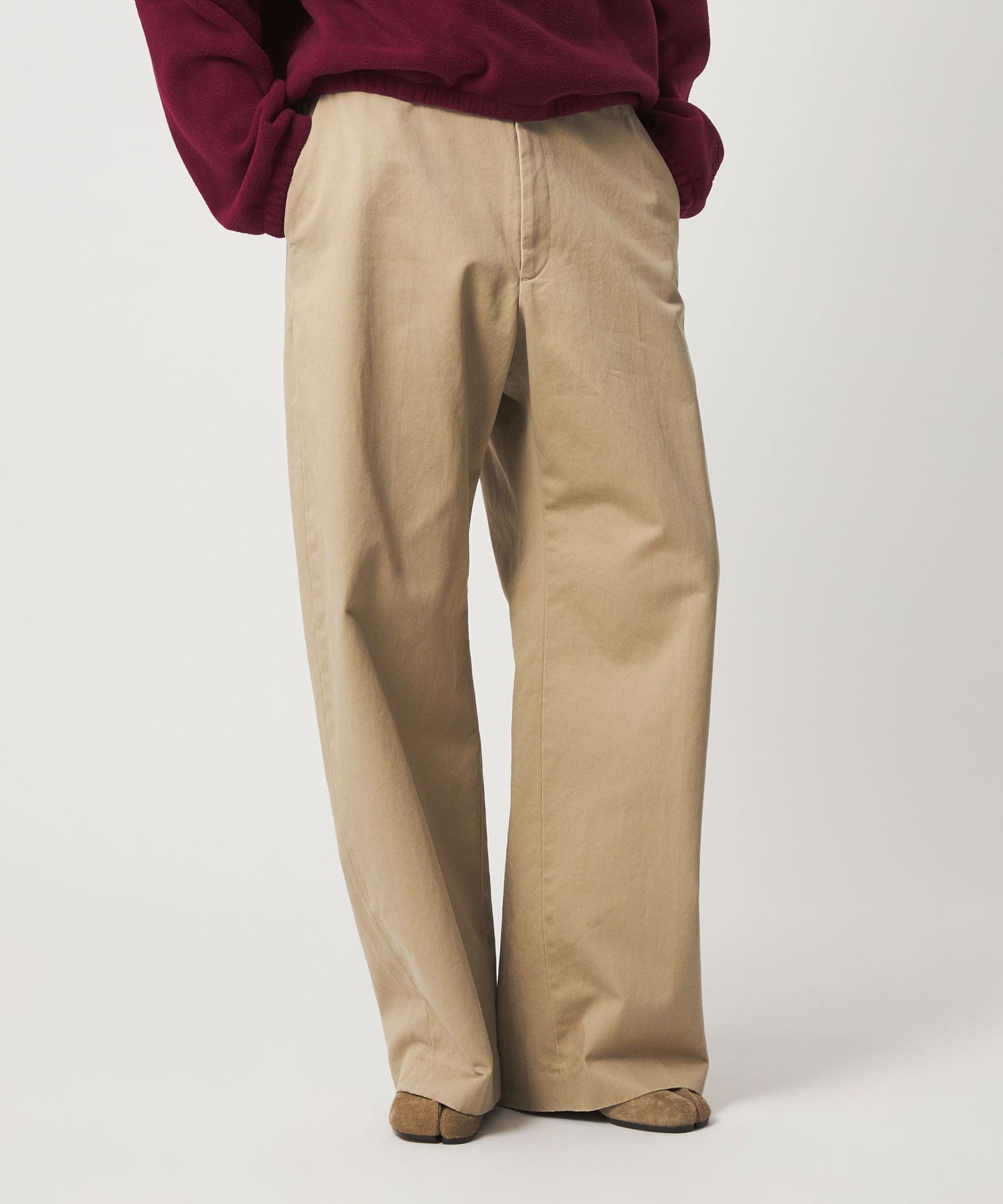 6 ROKU コットンチノパンツ　34 6（ロク）の「＜6(ROKU)＞コットン チノ パンツ（チノパンツ）」 - WEAR