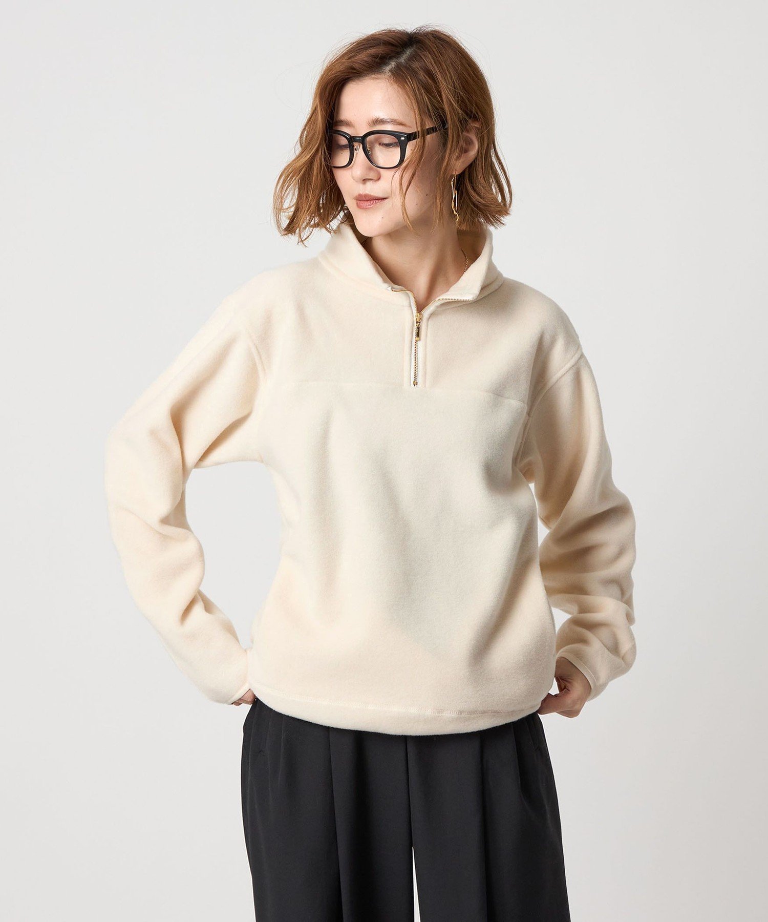 UNITED ARROWS｜<conte>フリース ジップ プルオーバー | Rakuten