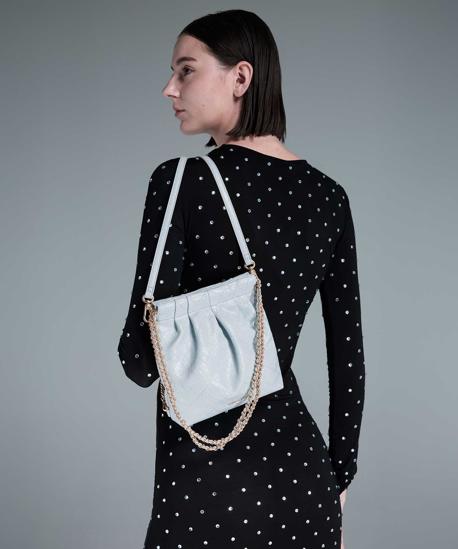 CHARLES & KEITH｜Duo ドゥオ チェーンハンドルツーウェイバックパック