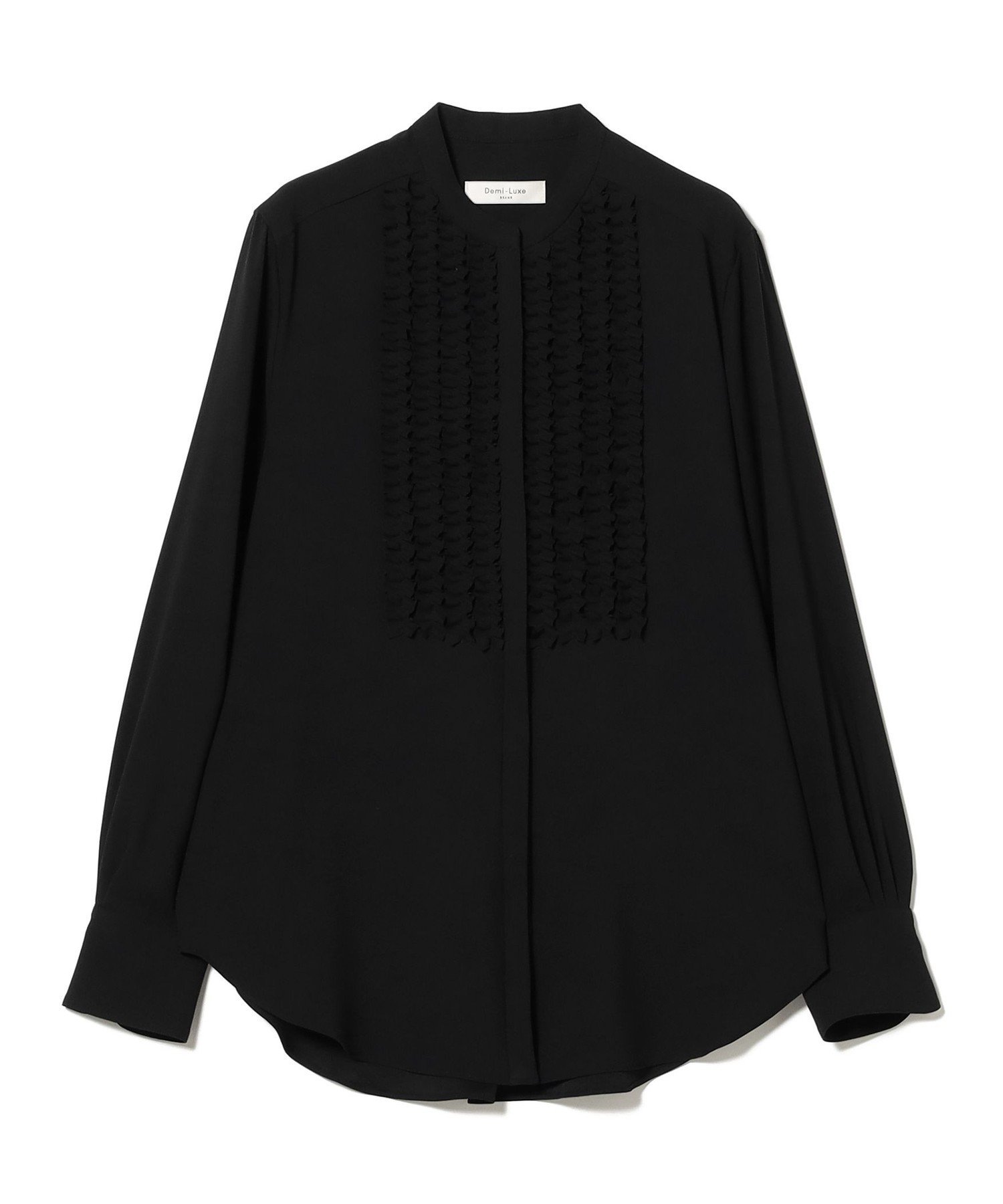 Demi-Luxe BEAMS｜【手洗い可能】ジョーゼット フリルブラウス