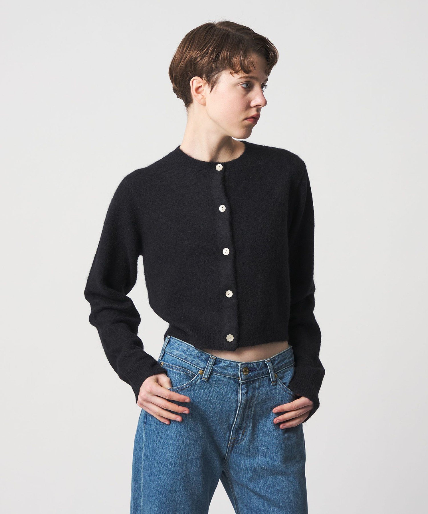 roku 6 アルパカ×ウール ニット 定価23100円 ユナイテッドアローズ 6(ROKU) ＞アルパカウール ニット カーディガン