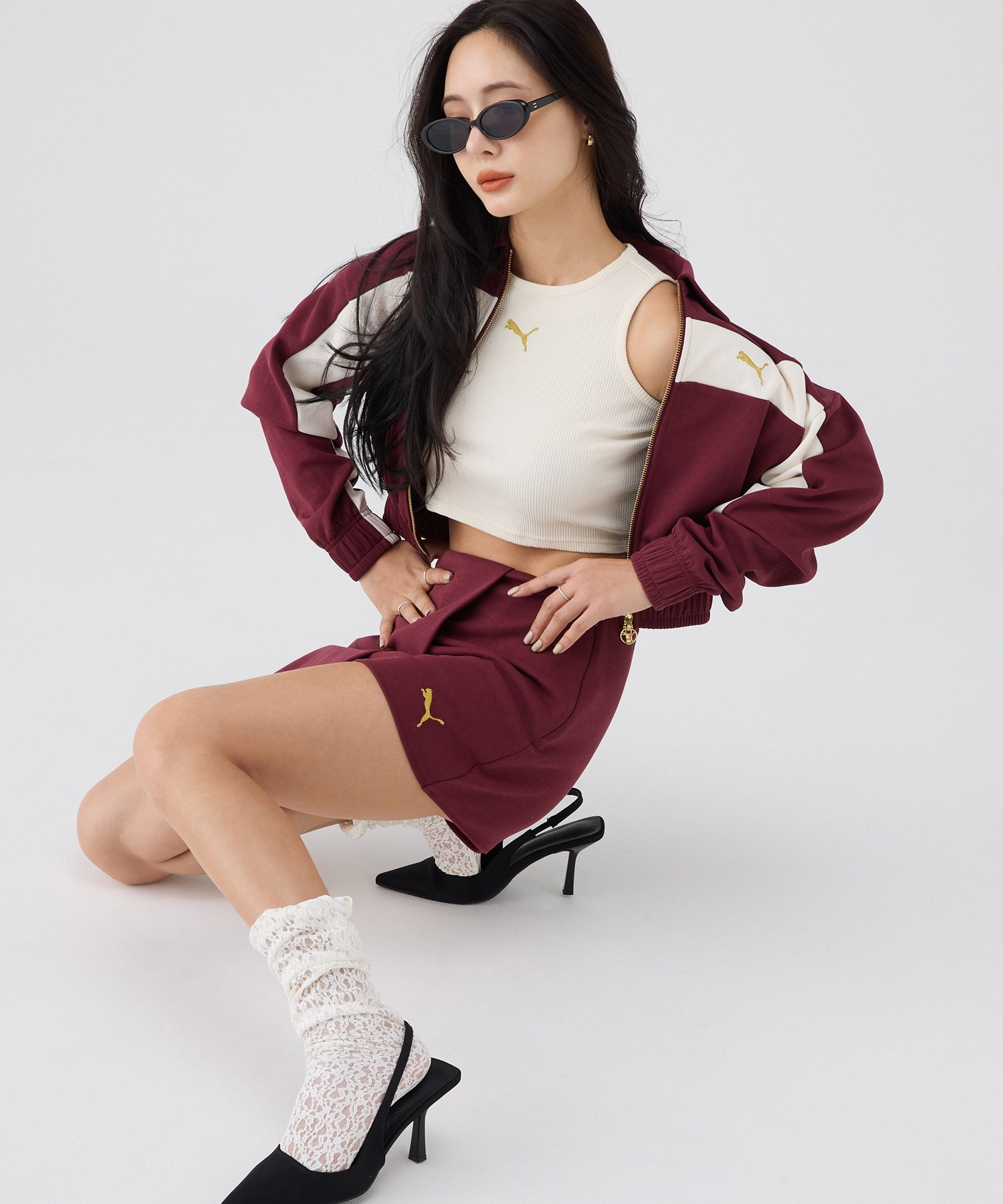 EIMY ISTOIRE｜PUMAトラックジャケット*スカショーパンSET | Rakuten