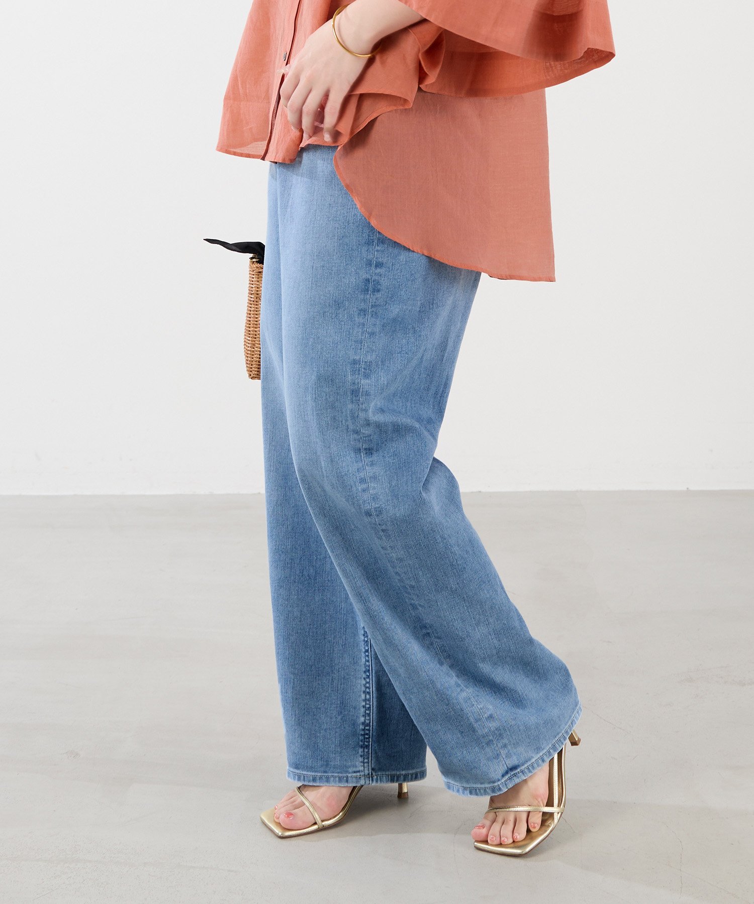 MICA＆DEAL｜【YANUK】AIRY Really Light ルーズストレートデニム-Joan