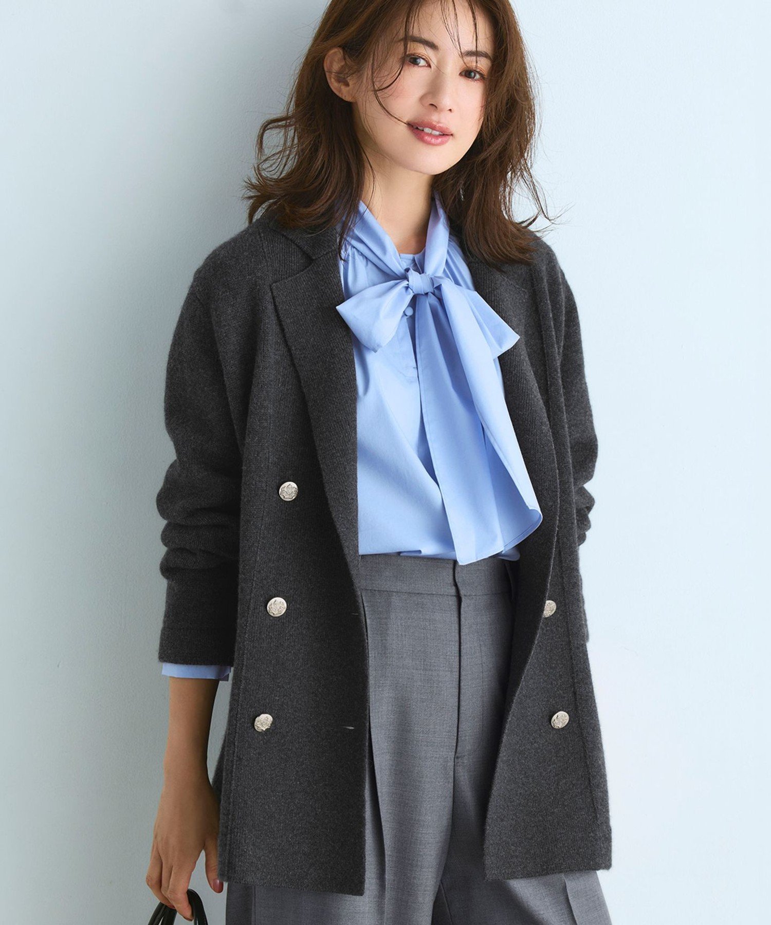 23区｜【見上愛さん着用/Oggi掲載】カシミヤブレンド ニット