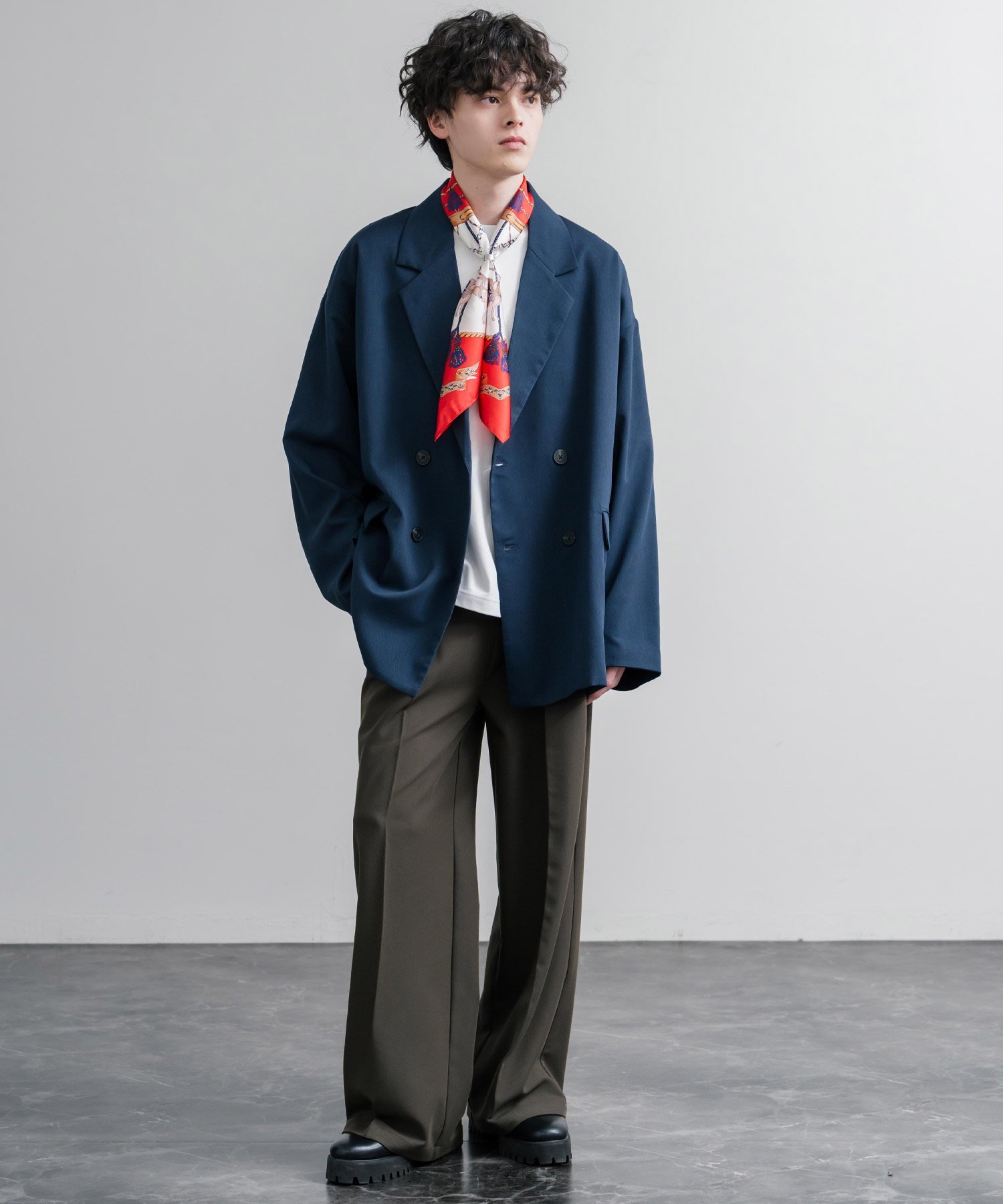 Rocky Monroe｜スカーフリング付き大判サイズ総柄スカーフ | Rakuten