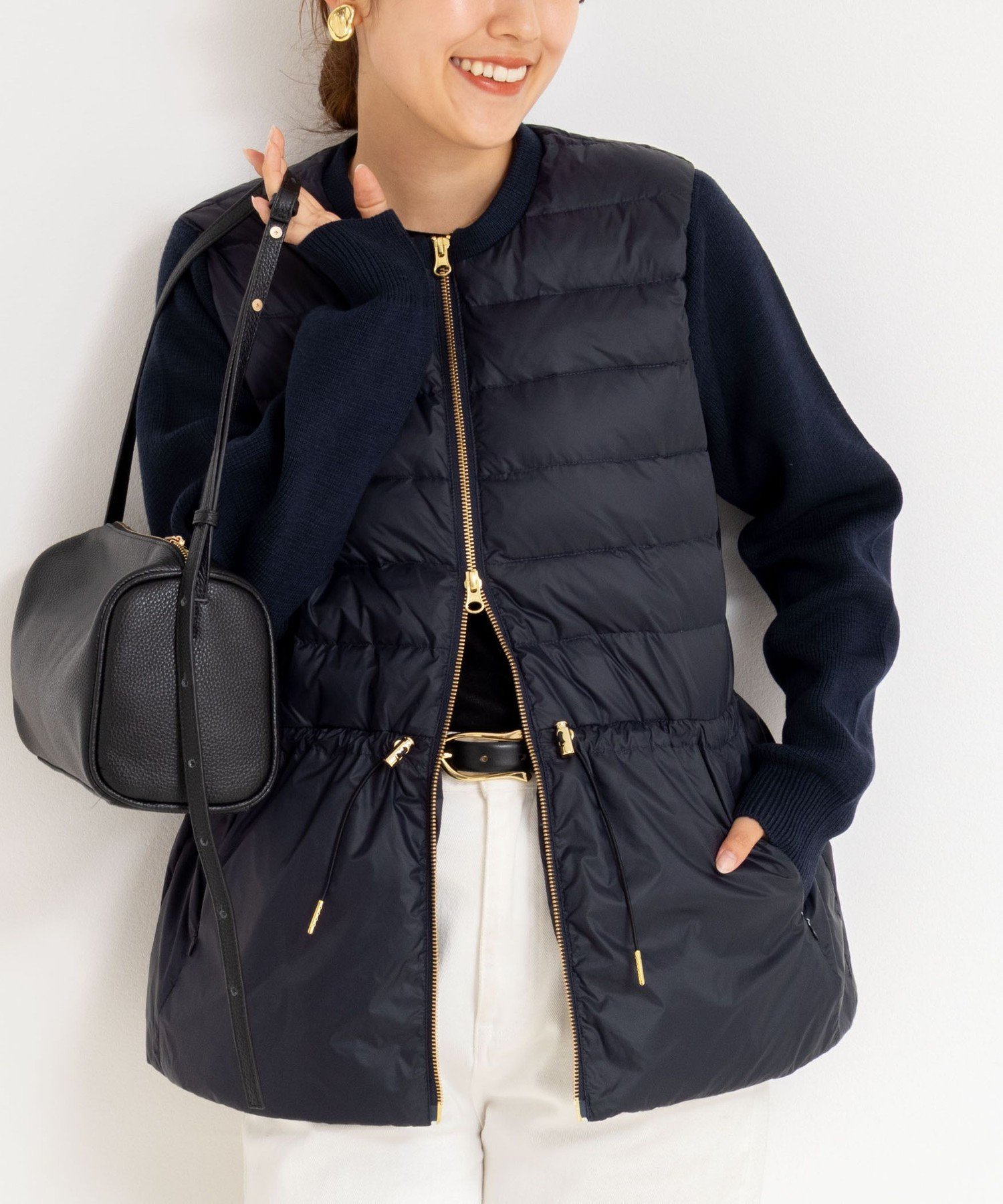 NOLLEY'S｜【TAION/タイオン】別注ニットコンビダウンジャケット