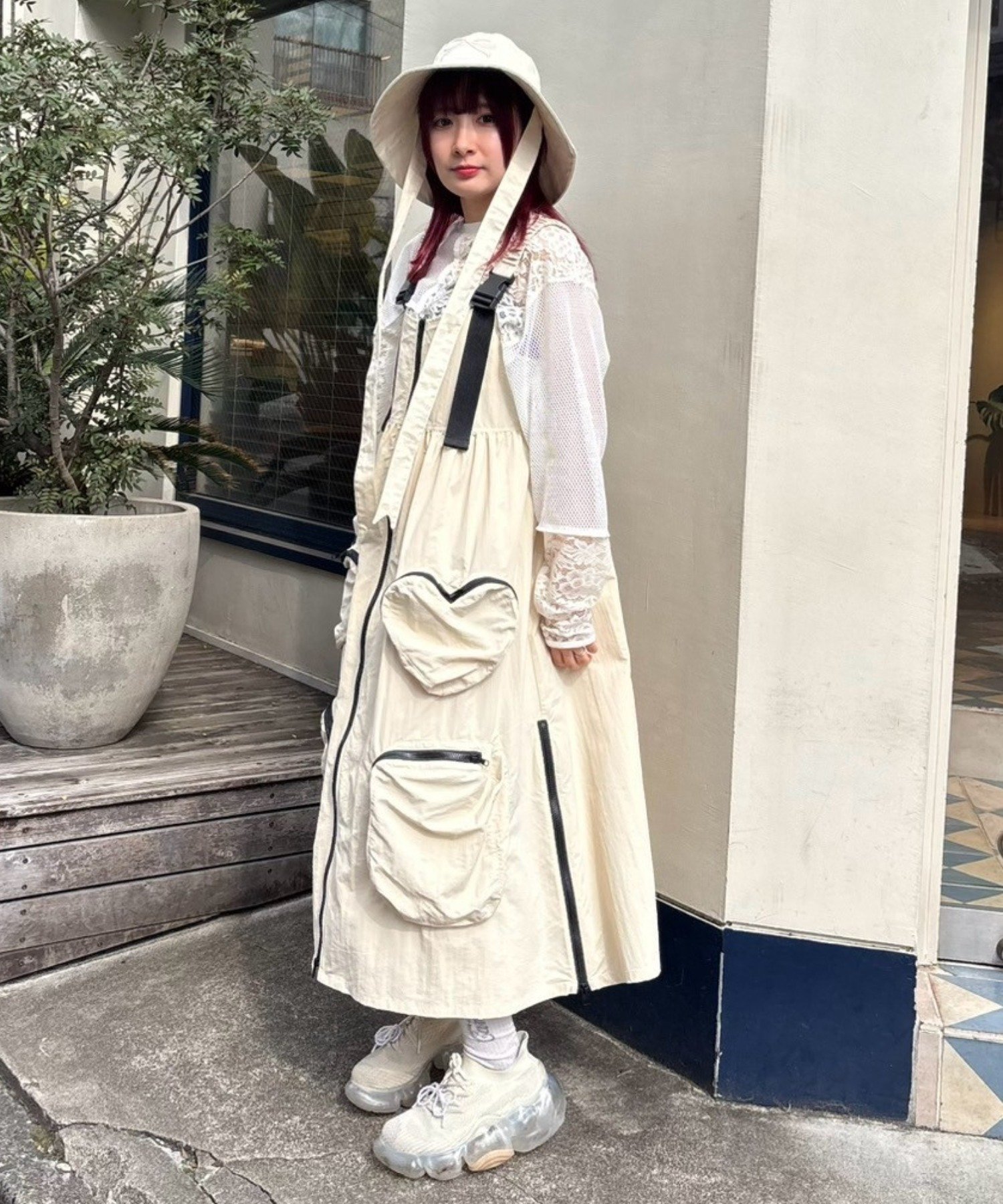 Candy Stripper｜? POCKET ZIP ONE-PIECE | Rakuten Fashion(楽天