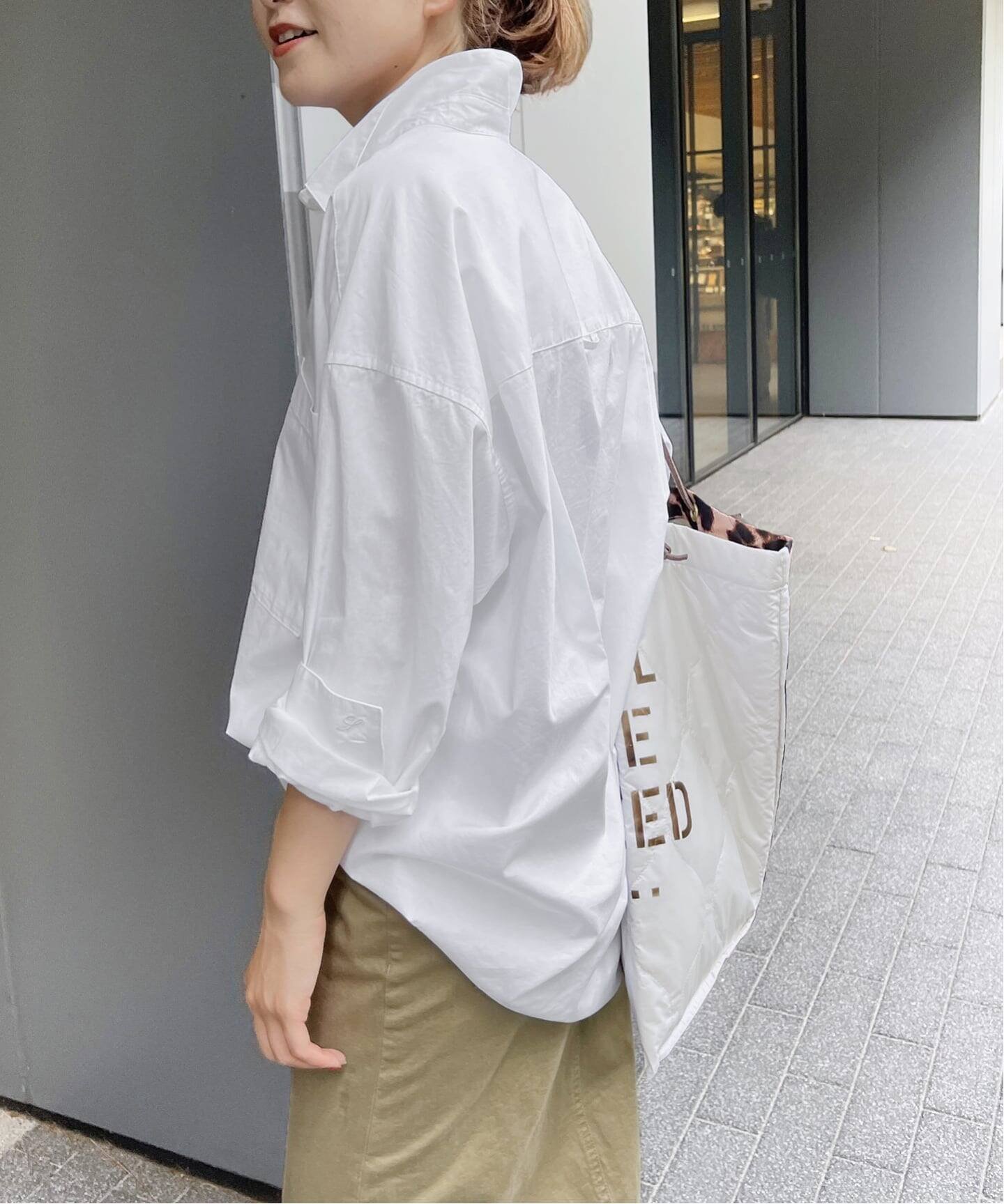 Spick & Span｜《追加》50コットンオーバーシャツ | Rakuten Fashion