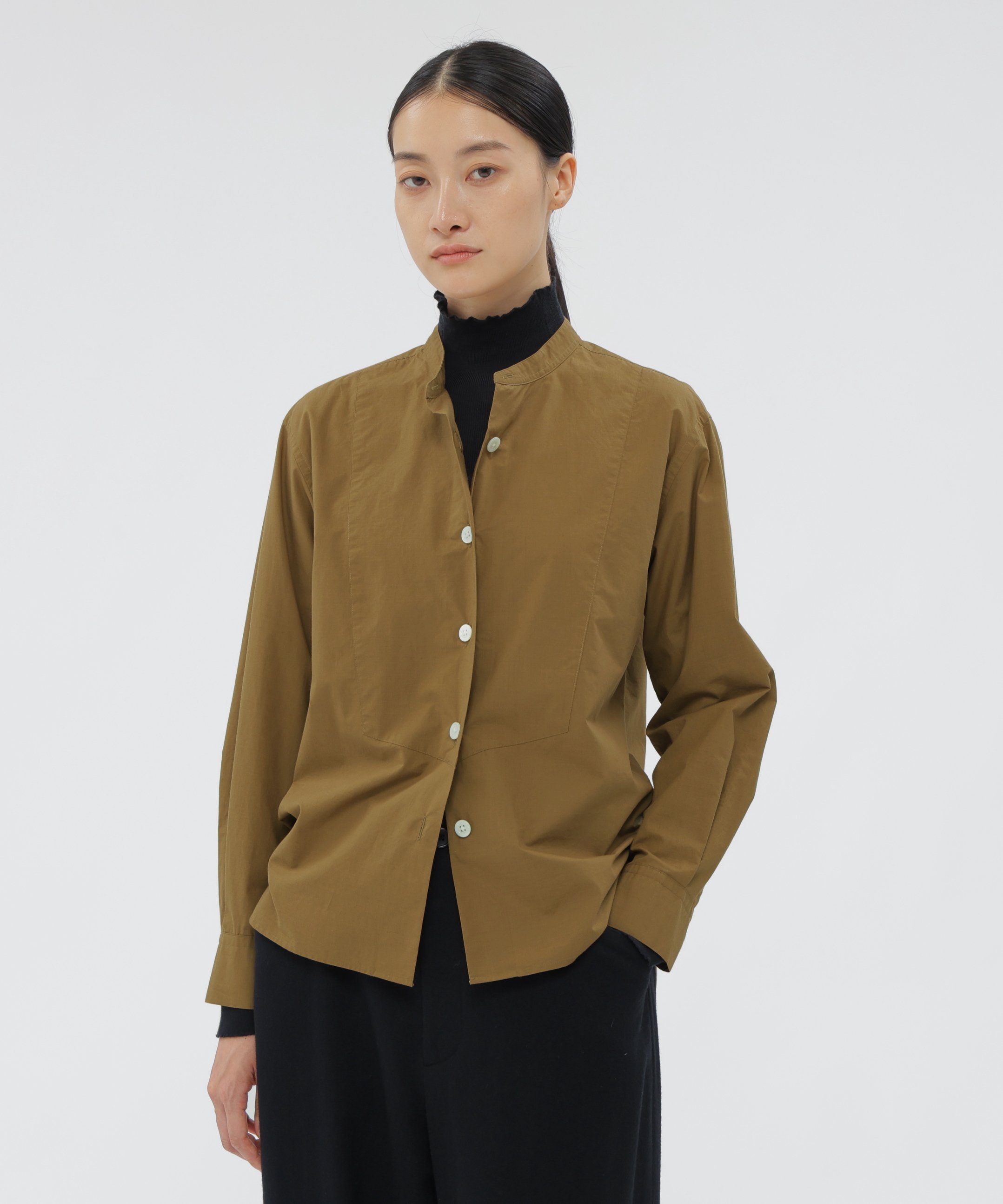 MARGARET HOWELL｜COTTON WOOL POPLIN SHIRT | Rakuten Fashion(楽天