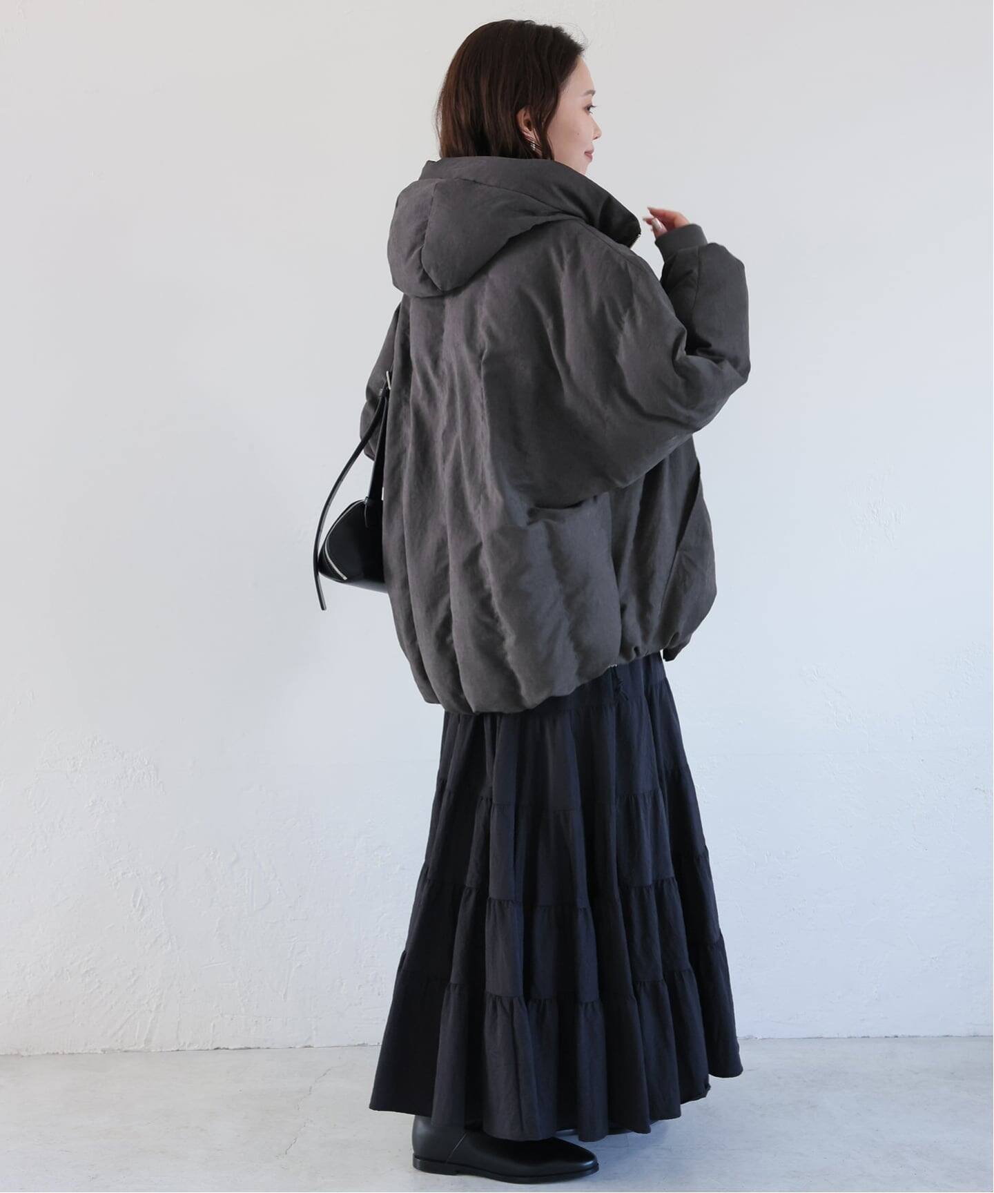 SLOBE IENA｜中綿ボリュームフードブルゾン | Rakuten Fashion(楽天