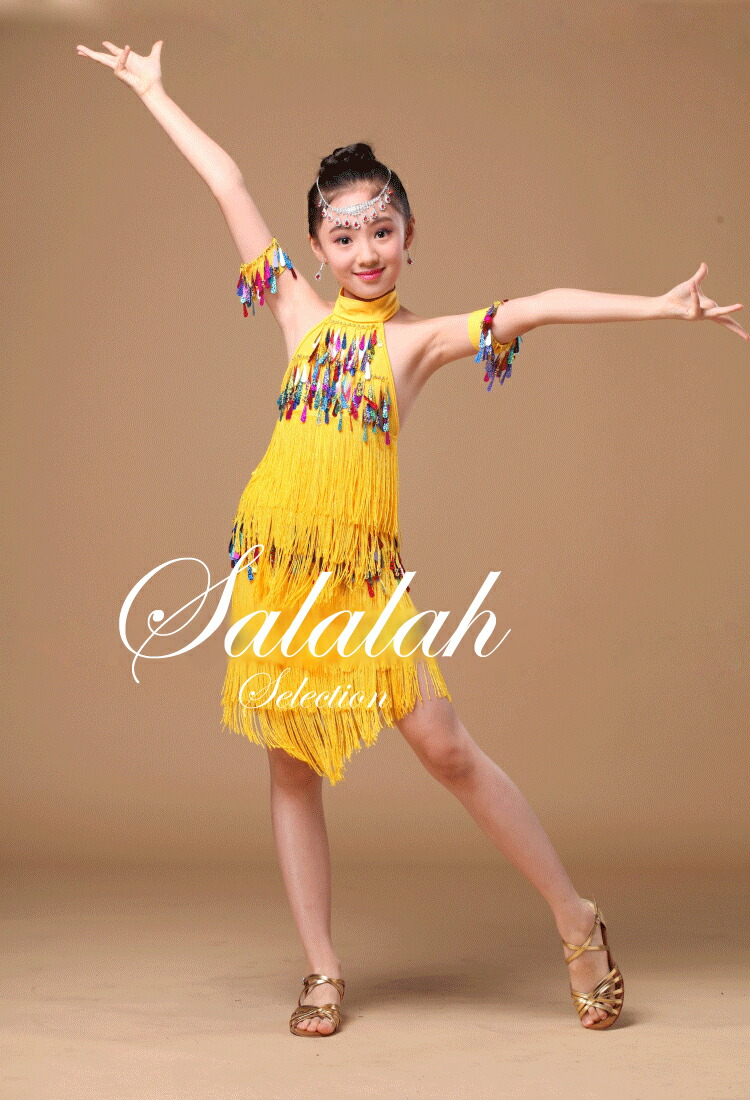 楽天市場】キッズ 子供用 社交ダンス (4点セット) スカート