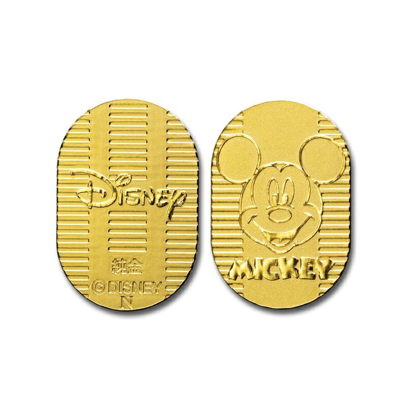 楽天市場】純金 ディズニー 正規品 『ミッキーマウス 小判 』 小5g