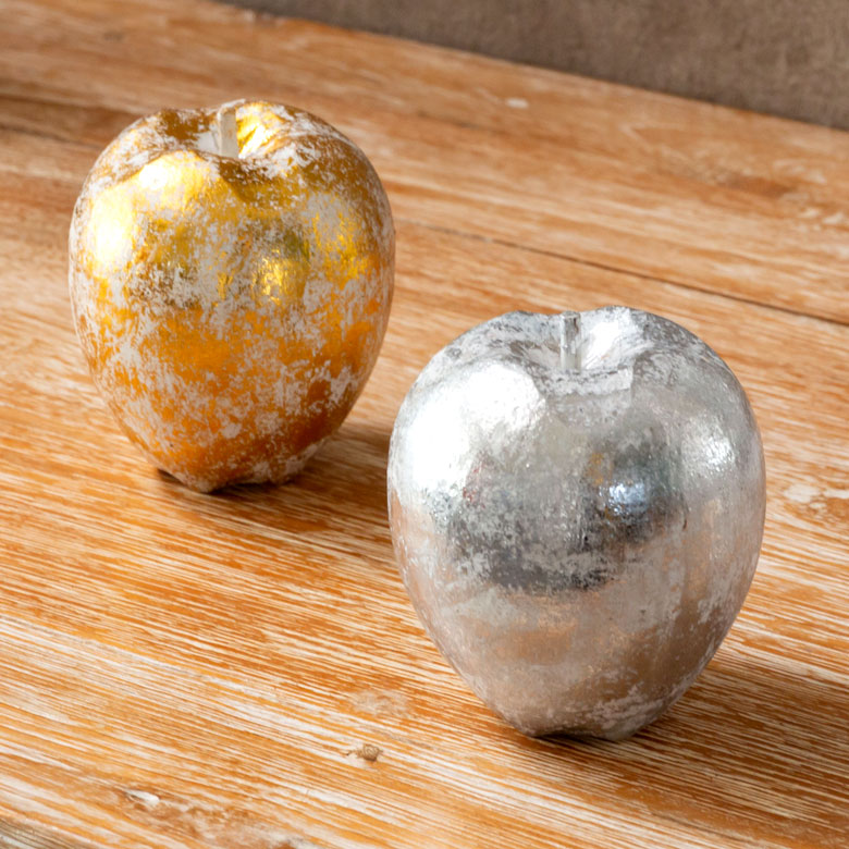 楽天市場】オブジェ ウッド 木製 木彫り 天然木 アップル りんご