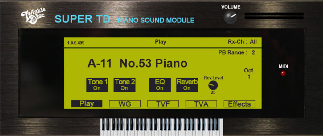 JD-800の53番ピアノを再現したVSTi No.53 Piano V2 │ twinkledisc
