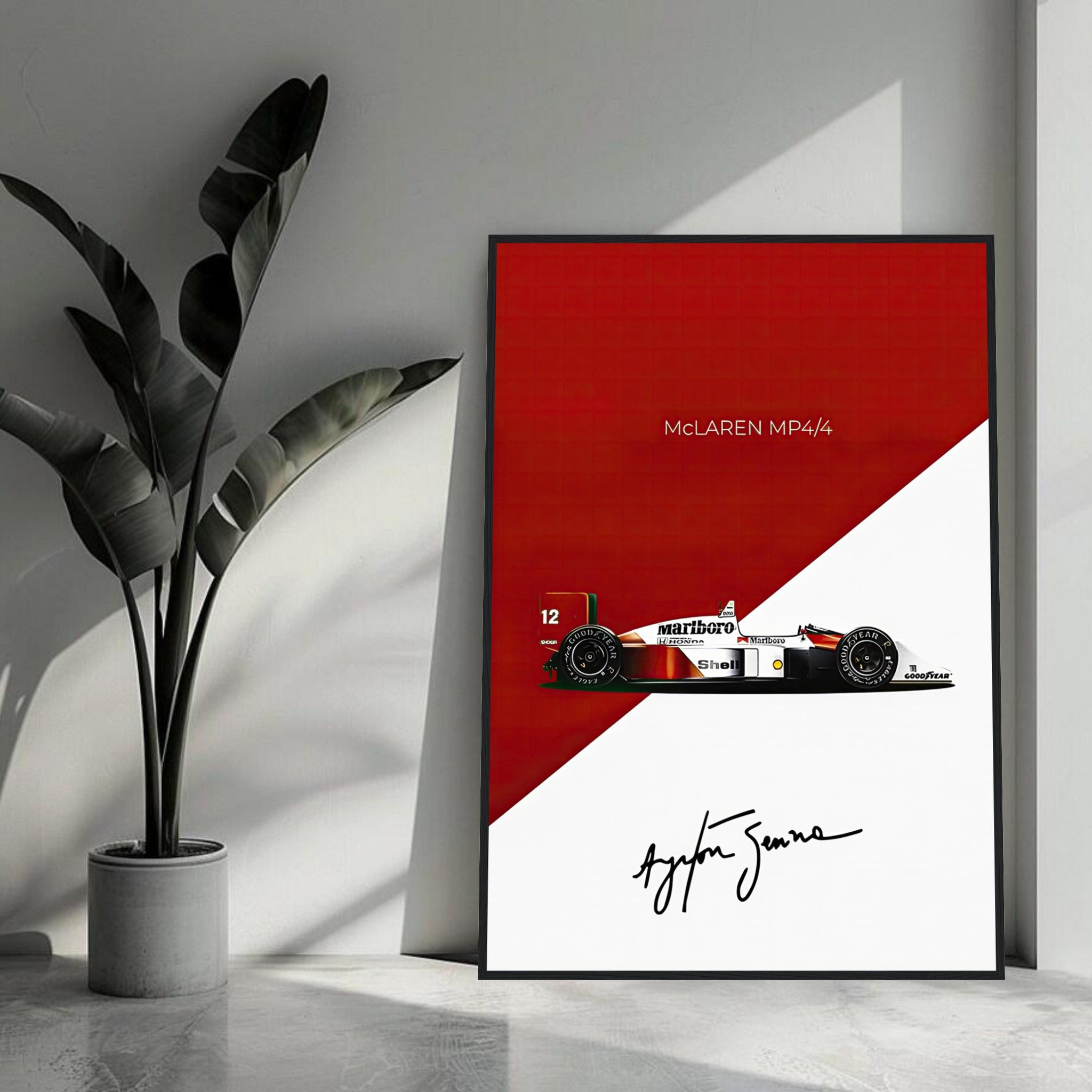Ayrton Senna Poster | F1 Racing Art Print & Wall Decor – UNIQQ
