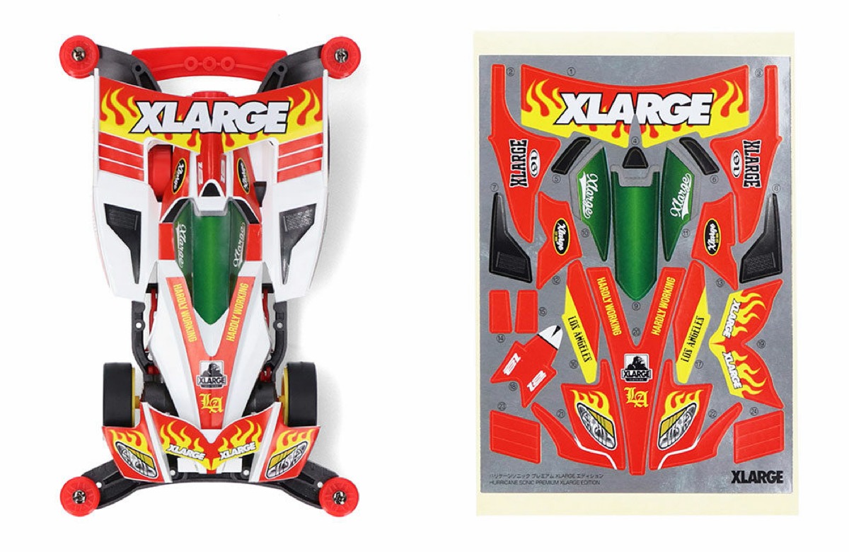 XLARGE®︎ x TAMIYA ミニ四駆『HURRICANE SONIC』が国内12月28日に発売