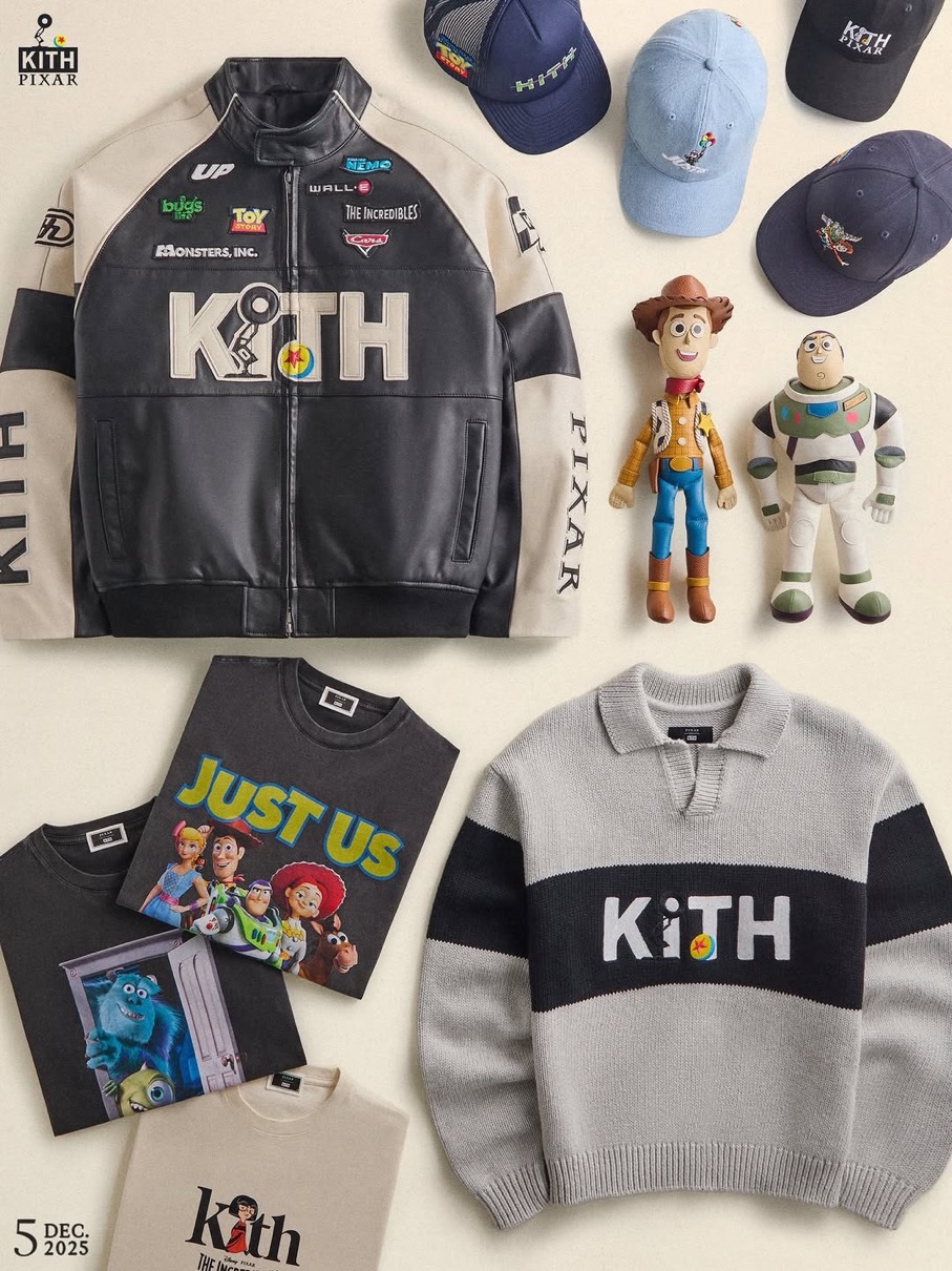 KITH x PIXAR コラボコレクションが国内12月12日より発売 | UP TO DATE