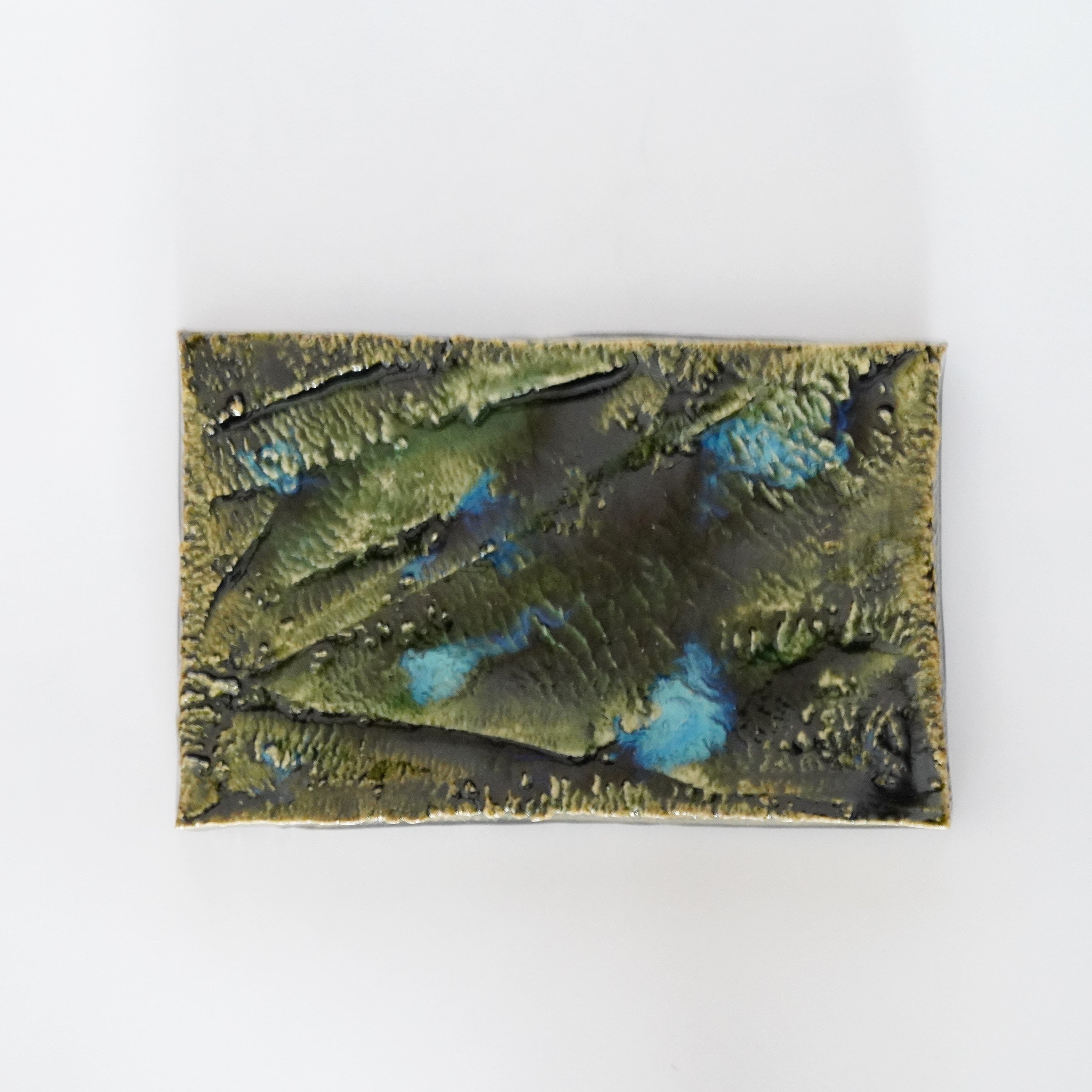 山口真人】織部付皿 – うつわ御結