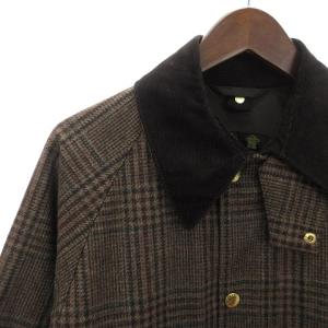 ビューティアンドユース別注 ビデイルジャケット チェック ブラウン