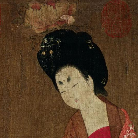 簪花仕女图》：大唐盛世中的女子