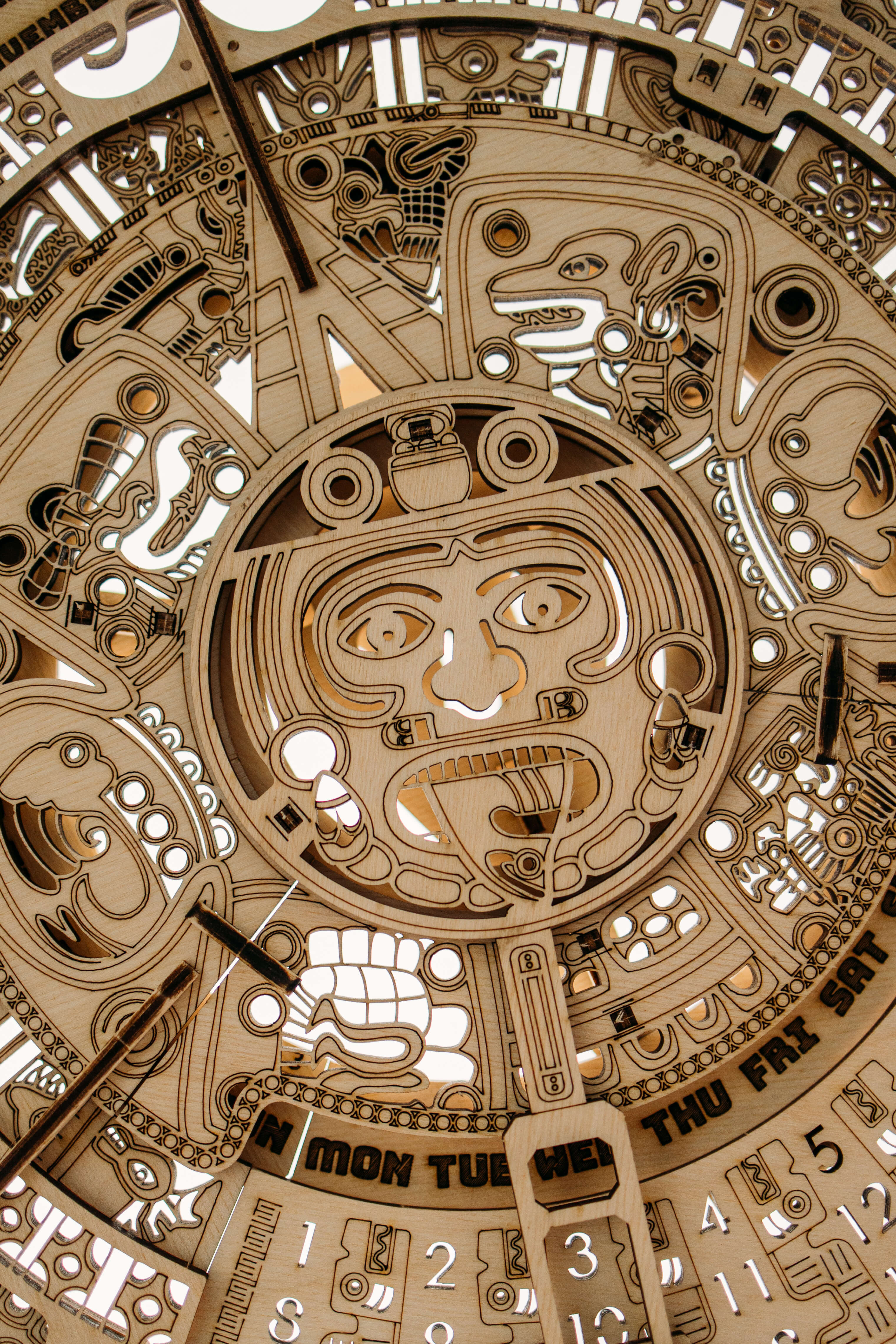 Mayan Calendar Wood model kit ✔️ WoodTrick – Wood Trick