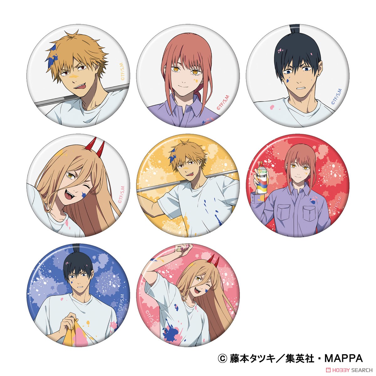 チェンソーマン キャラバッジコレクション (8個セット) (キャラクター