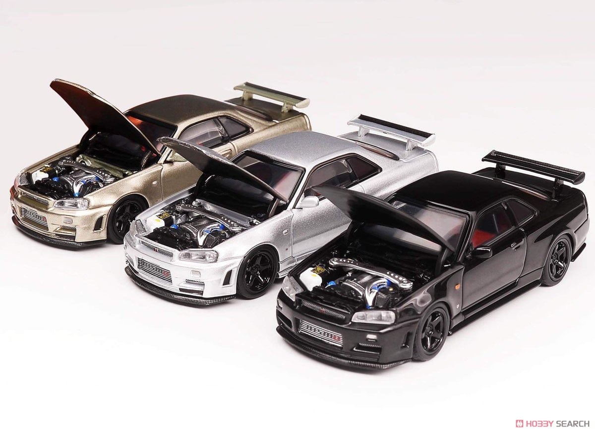 日産 スカイライン GT-R R34 Z-TUNE ブラックパール (ミニカー