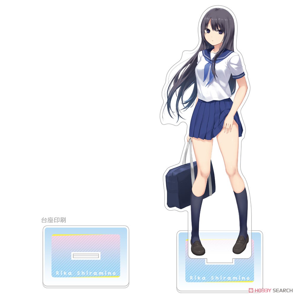 珈琲貴族先生 描き下ろし特大アクリルスタンド (白峰莉花/セーラー服