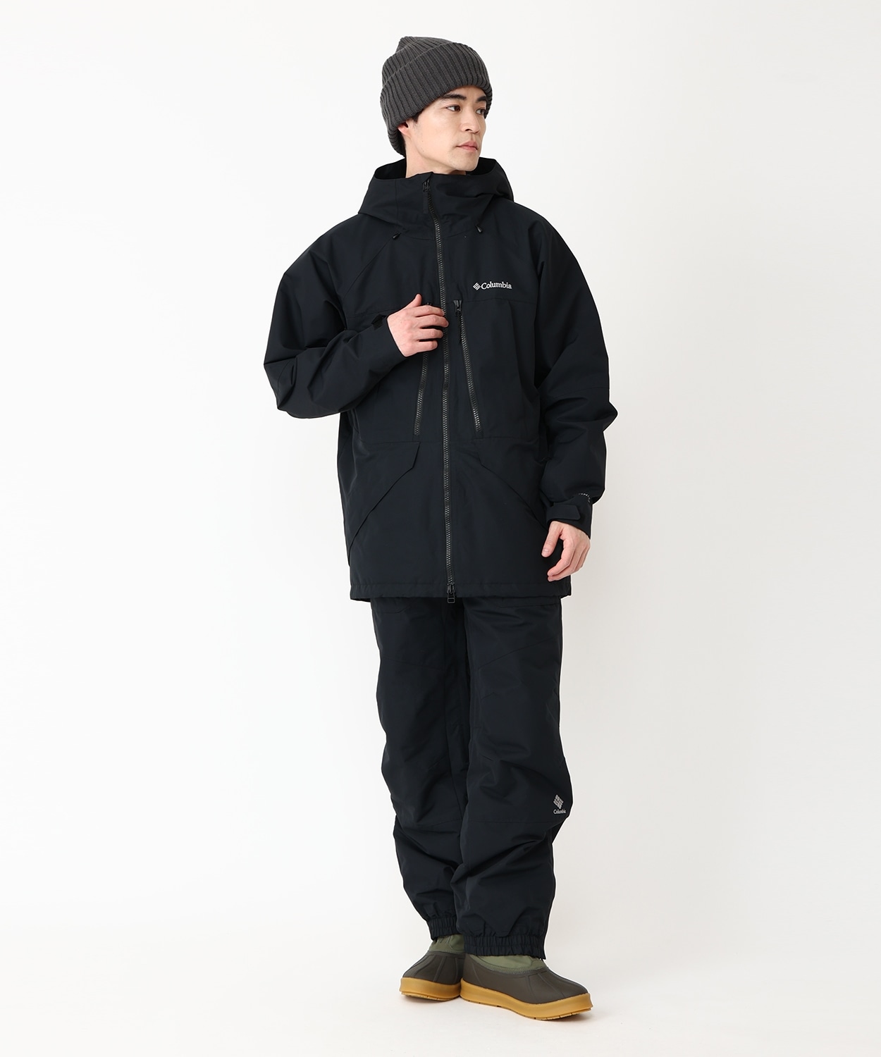 コアショットシェルジャケット(S Tobacco Black Canoe)│コロンビア