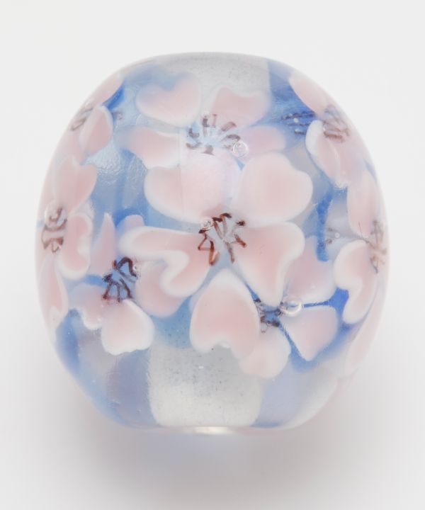 とんぼ玉2cm 桜(水色): 『岩座(いわくら)』公式通販
