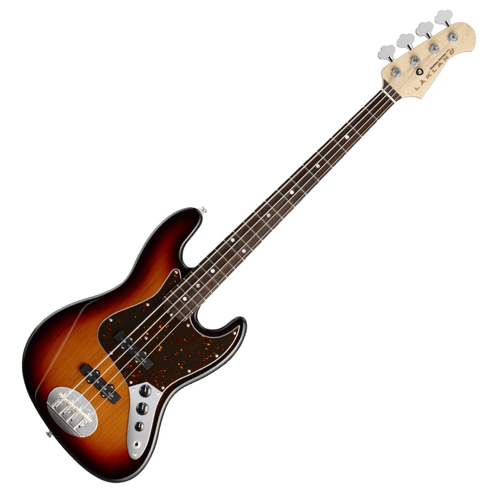 LAKLAND SK-460 Three Tone Sunburst エレキベース(レイクランド
