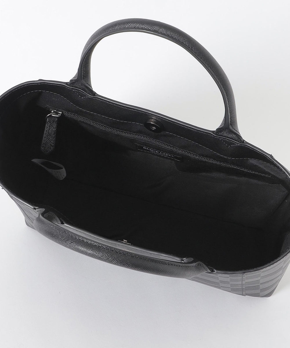 エンボスチェックドライビングトート（バッグ）｜BLACK LABEL