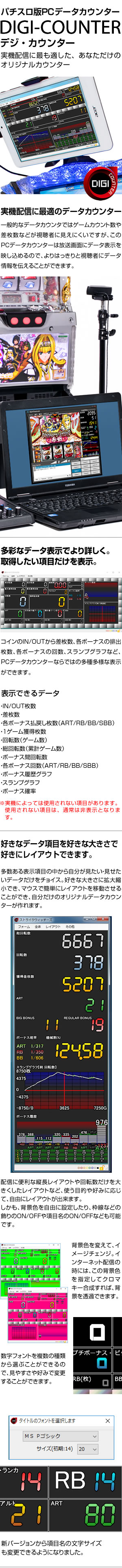 FT245RL対応版】PCデータカウンター DIGI-COUNTER デジ・カウンター