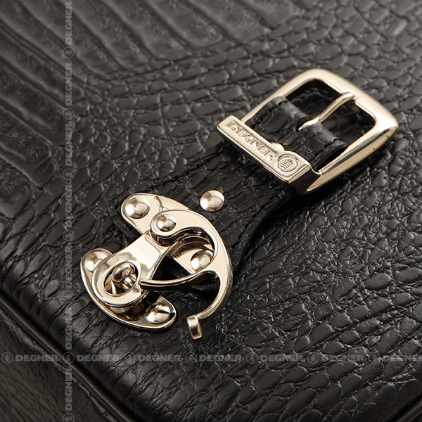 SB-48CR クロコダイル柄レザーサドルバッグ - DEGNER | アンバーピース