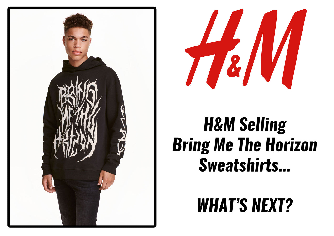 H&M's Bring Me The Horizon Sweatshirt Sparks Debate