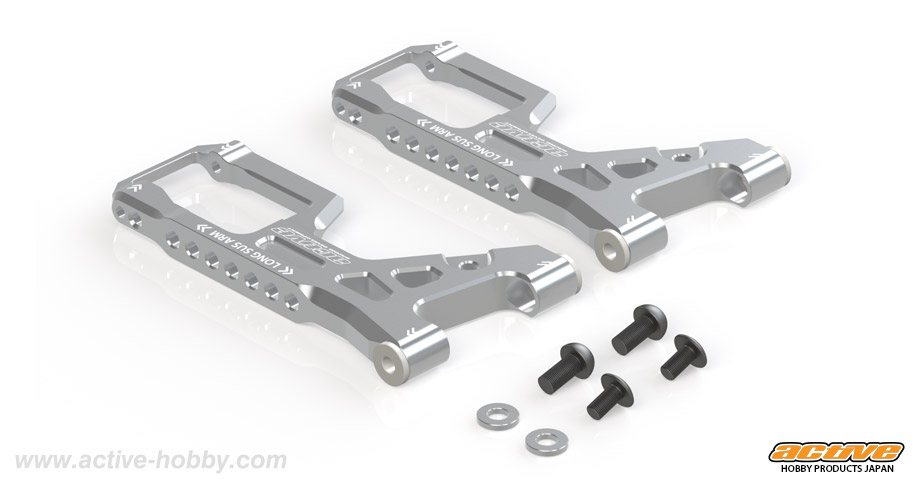 ドリパケ対応アルミ・フロントロングサスアーム - Active Hobby