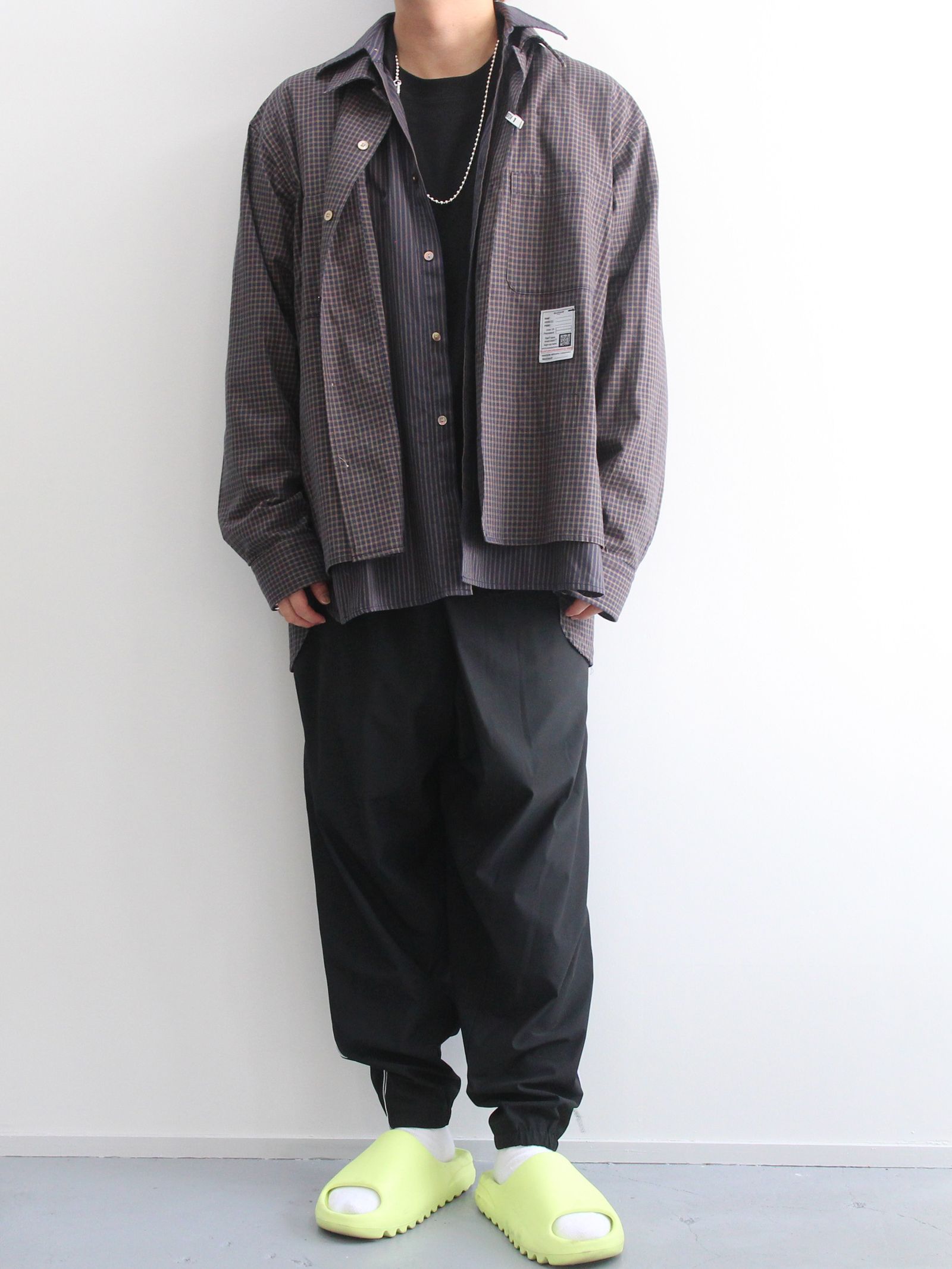 Maison MIHARA YASUHIRO - フロント レイヤード シャツ - Front Layerd