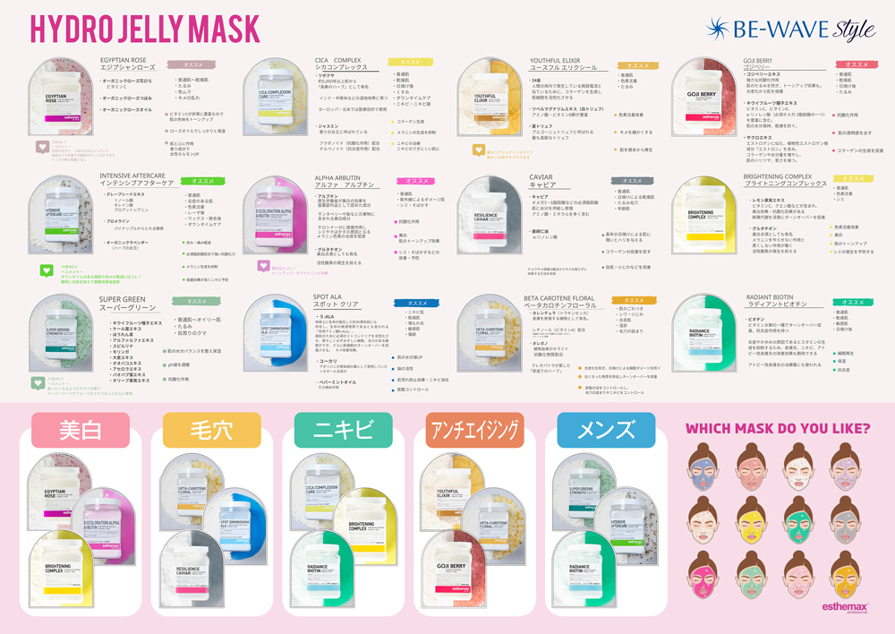 ハイドロジェリーマスク ベータカロチンフローラル-エステ化粧品の卸