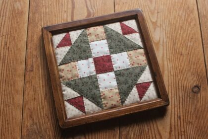 額のキット | シンプルでやさしい色のパッチワークキット｜ベアーズ ポー