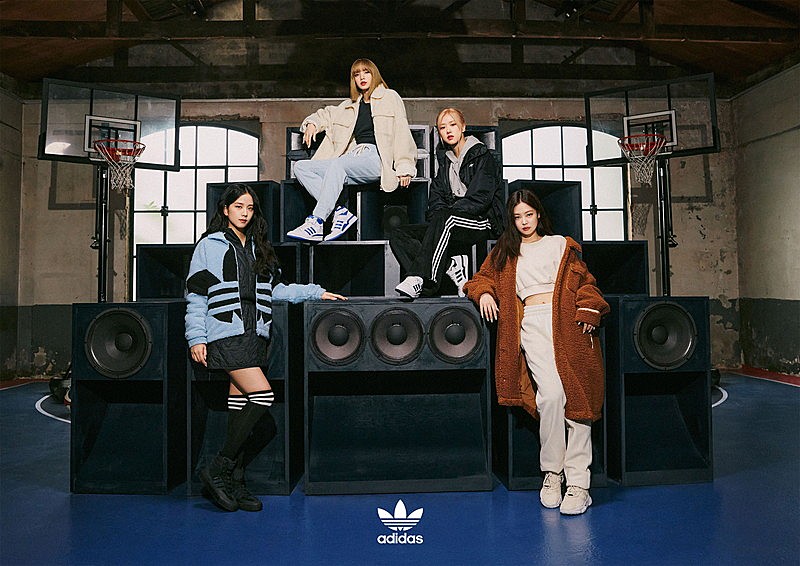 BLACKPINK、adidasキャンペーンビジュアルに起用 メンバーがジブンの