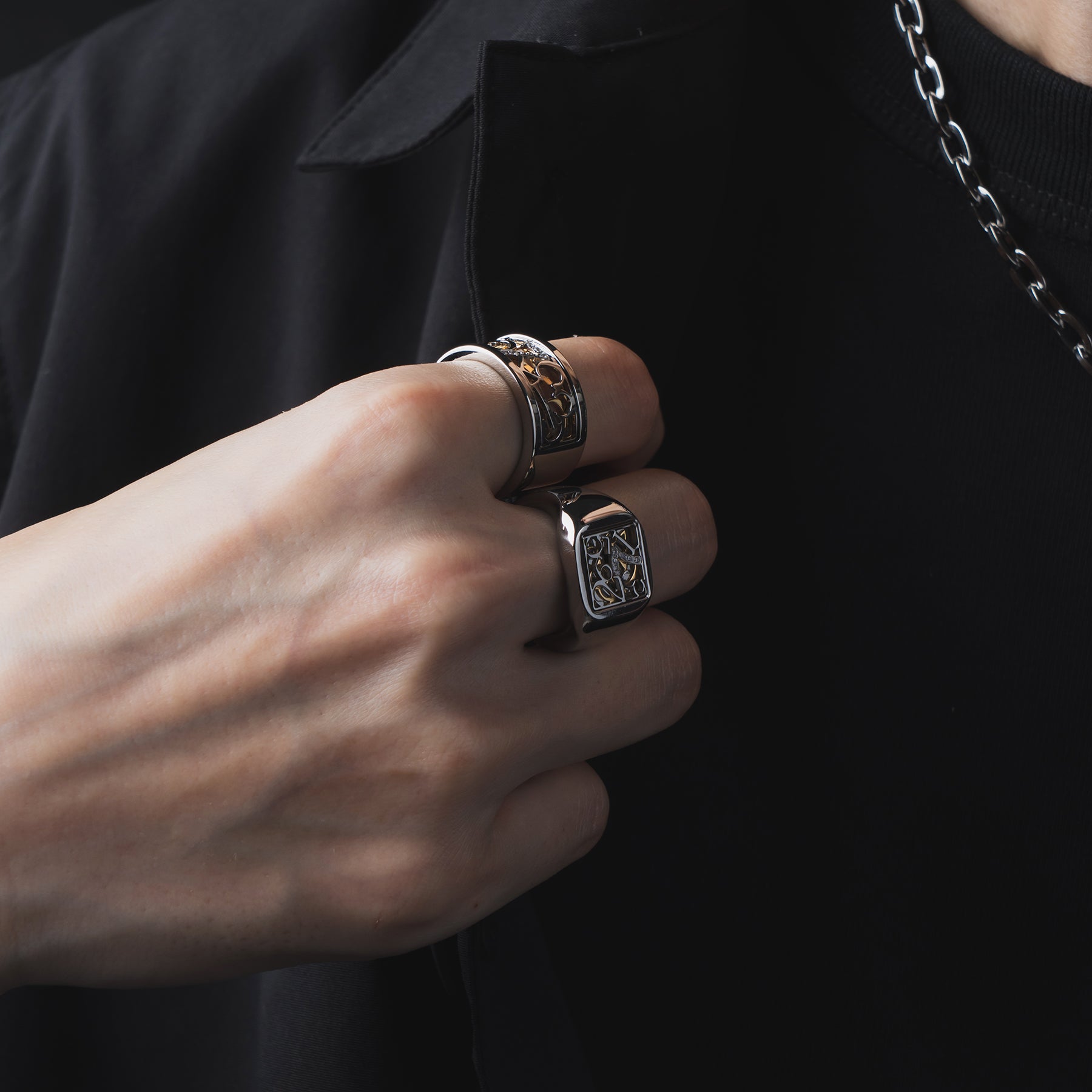 ナンバーシグネットリング(フリーサイズ) / SGR-376 – BLESS