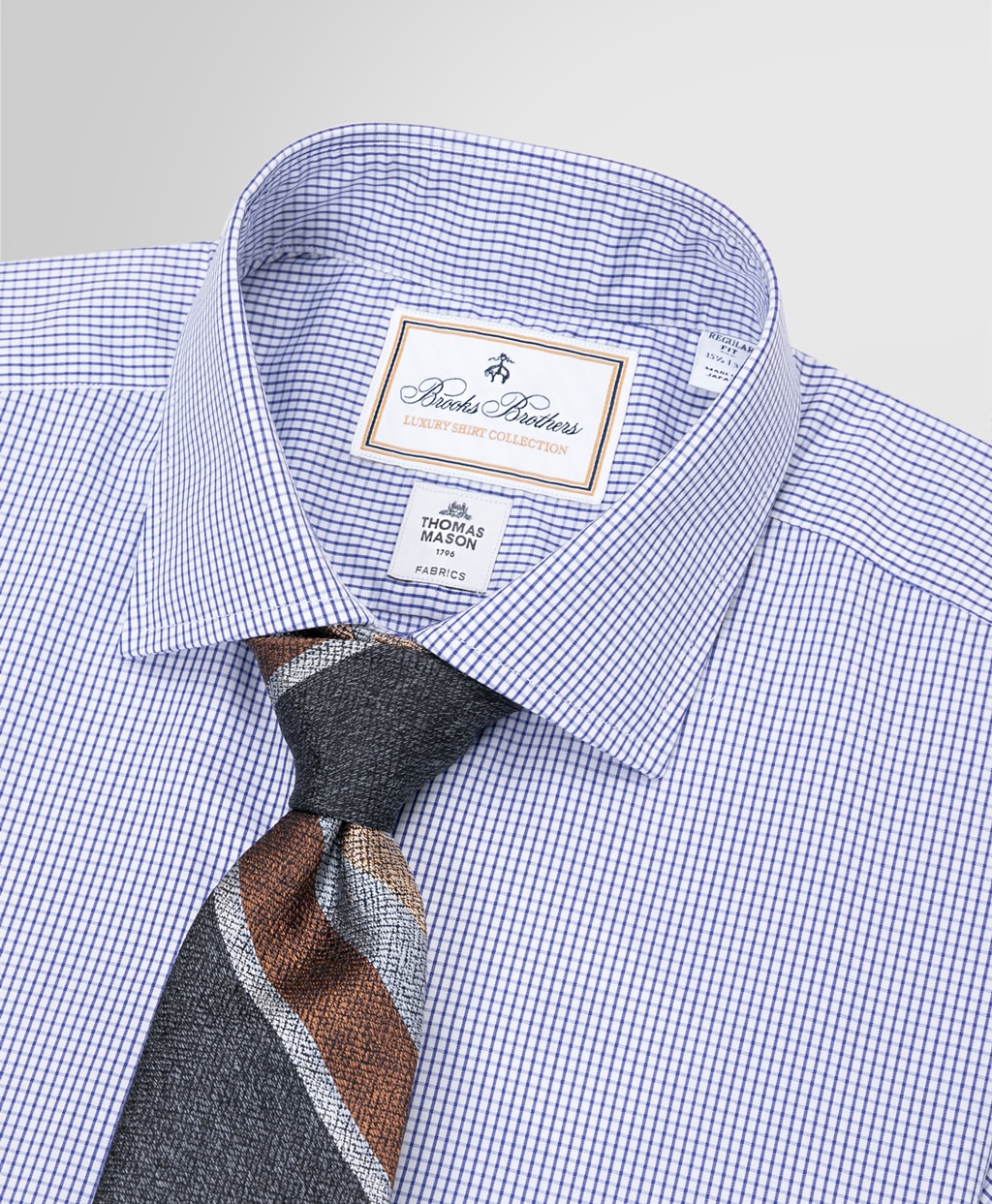 マイクログラフチェック ドレスシャツ Regular Fit | Brooks Brothers