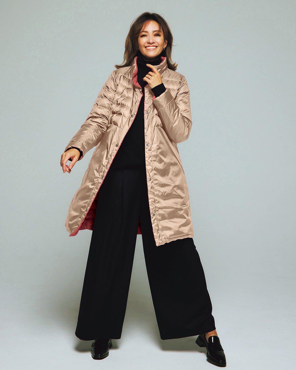 AIRダウン・リバーシブルコート/DoCLASSE