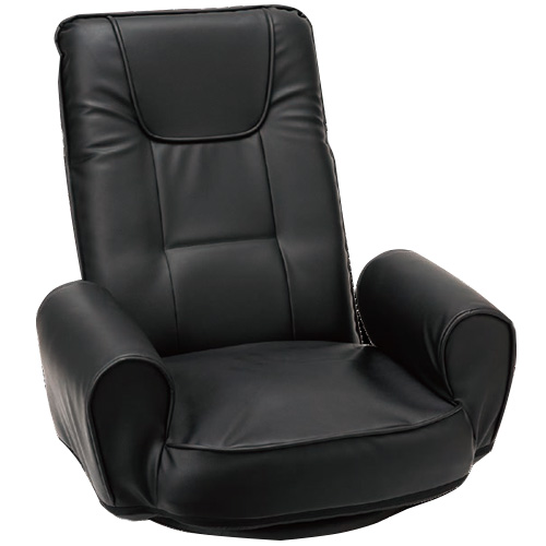 肘付回転座椅子 F-ZB08 BK DCM 座椅子 | ホームセンター通販はDCM