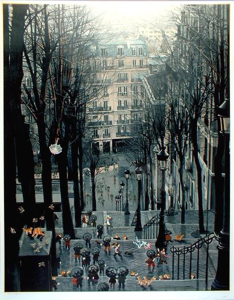 ヒロヤマガタ（山形博導） モンマルトルの雨傘（レイニーデイIV）