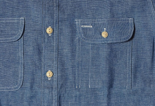 WAREHOUSE[ウエアハウス] シャンブレーシャツ 3048 ビッグヤンク